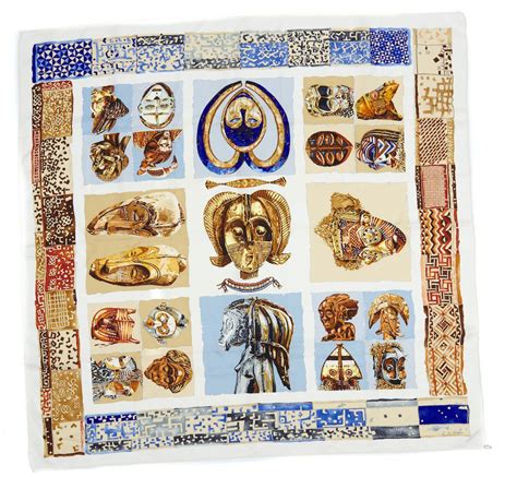 hermes african mask scarf|Hermes scarves price.